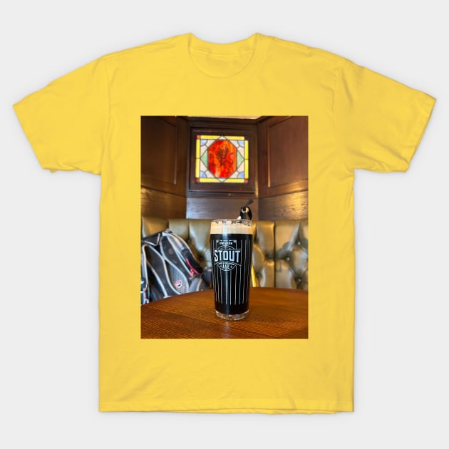 J W Lees Stout in Red Lion Withington Manchester T-Shirt by MrTiggersShop